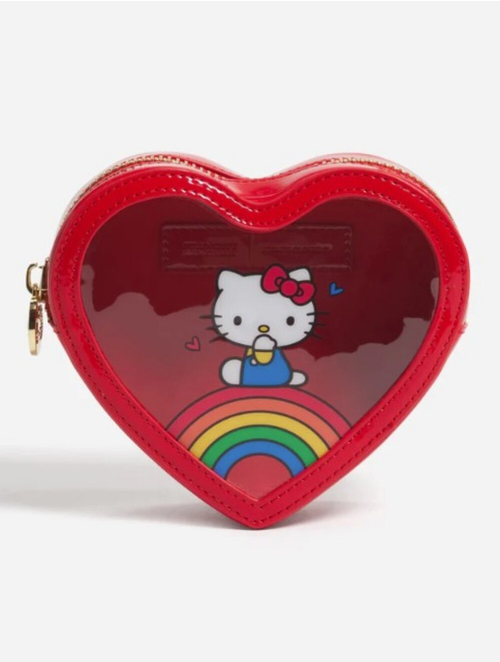 Hello Kitty x Stoney Clover Lane Clear Front Apple Heart Pouch